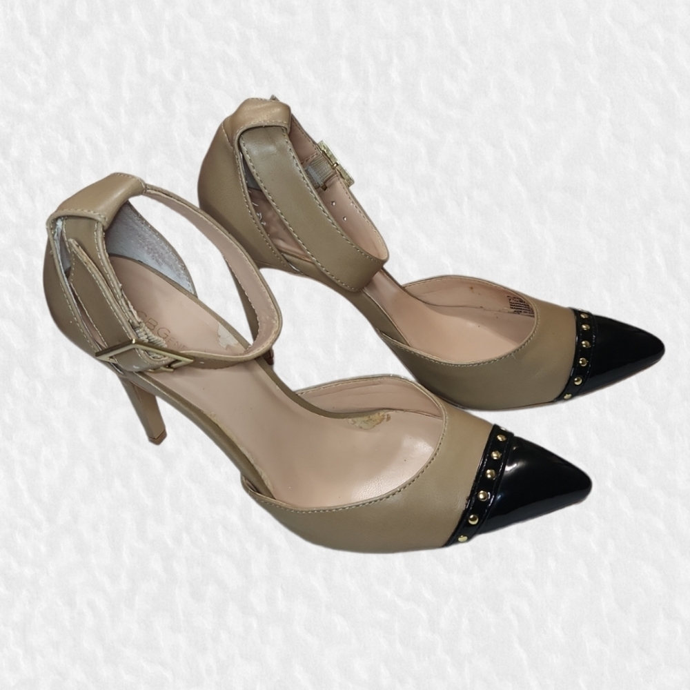 BCBGeneration Heels Black/Tan 7.5
